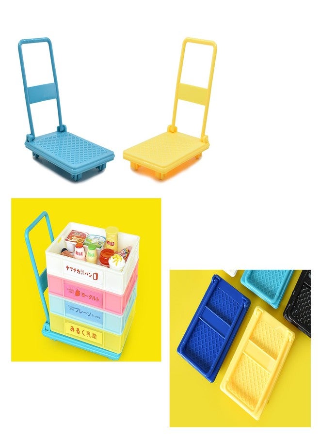 KnocKconK Hamster Plastic Toy, Small Animal Mini Car Bed, Cute Cage Decor Photo Toys Trolley, Relax Habitat House Accessories, Sleep Pad Rest Nest for Hamster, Mice, Rat, 2 Pack - Image 3